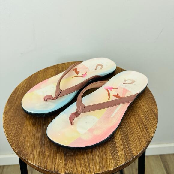 Olukai Ho’opio Pae Thong Sandal Women’s Size 8 - Picture 1 of 5